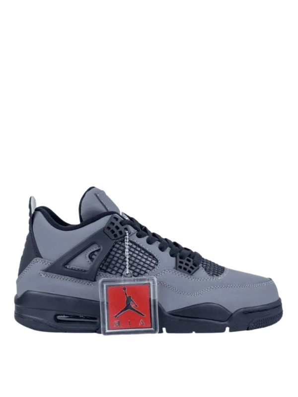 Jordan 4 Iron Oreo Black