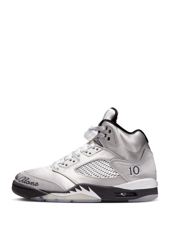 Jordan 5 "Wings" Medium Grey and Metallic Silver