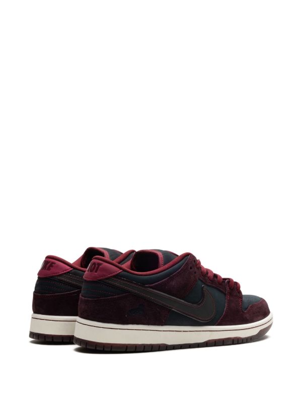 Nike x Riot Skateshop SB Dunk Low "Mahogany/Dark Beetroot/Team