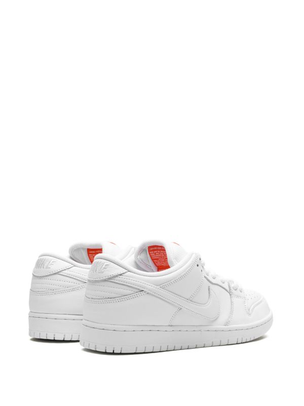 Nike SB Dunk Low Pro "Triple White" sneakers&nbsp;