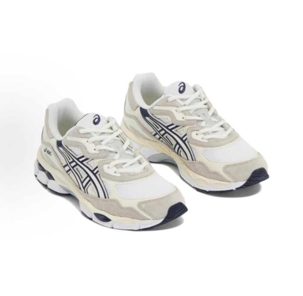 Asics Gel NYC White Midnight Navy0